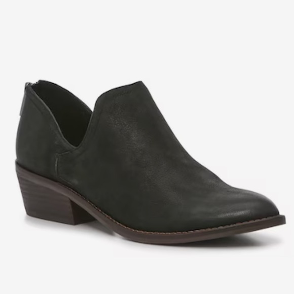 Lucky Brand Fatina Bootie black leather sz 6.5 - Picture 1 of 8